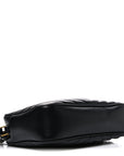 Calfskin Matelasse Monogram Lou Camera Bag Black