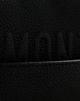 Grained Calfskin Large Bobby Flap Black