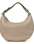 Vitello Grace Matte Small FNDIgraphy Hobo Bag Nuvola