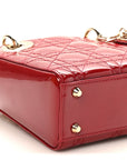 Patent Cannage Mini Lady D1OR Red