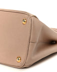 Saffiano Small Galleria Double Zip Tote Cammeo