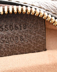 GG Supreme Monogram Web Mini Ophidia Round Shoulder Bag Brown