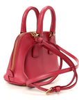 Saffiano Lux Mini Promenade Tote Fuxia