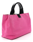 Canvas Printed Open Your Heart Tote Pink Black