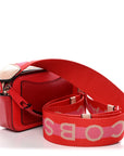 Saffiano Small Snapshot Camera Bag Red Beige