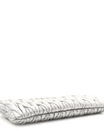 Metallic Nappa Matelasse Quilted Zip Wallet Silver