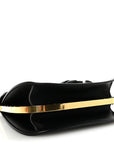 Box Calfskin Medium Bobby Frame Flap Black