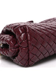 Nappa Intrecciato Small The Lauren 1980 Clutch With Chain Barolo