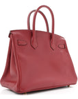 Veau Jonathan Birkin 30 Rouge Vif