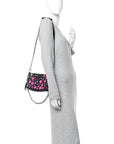 LV X YK Empreinte Multi Pochette Accessories Black Fuchsia