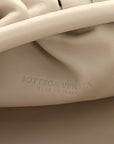 Smooth Butter Calf The Pouch Oversized Clutch Plaster