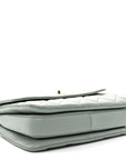 Lambskin Quilted Small Trendy CC Flap Dual Handle Bag Light Grey