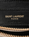 Calfskin Y Quilted Monogram Small Loulou Chain Satchel Crema Soft