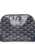 Goyardine Vendome Toiletry Pouch Navy