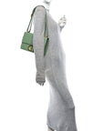 Smooth Calfskin 30 Montaigne Flap Bag Mint Green