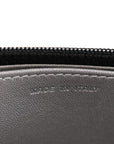Lambskin Camellia Embossed Wallet On Chain WOC Black