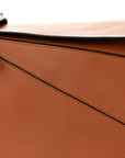 Calfskin Large Puzzle Bag Tan