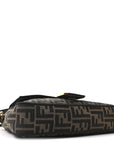 Fabric Jacquard FF 1974 Medium Baguette Tobacco Moro Black