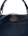 Nappa Mini Peekaboo Iconic Satchel Dark Blue