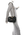Lambskin Quilted Medium CHNL 19 Flap Black
