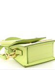 Calfskin Crocodile Embossed Le Chiquito Light Green