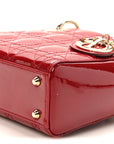 Patent Cannage Mini Lady D1OR Red