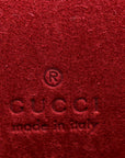 Crinkled Patent Mini Dionysus Shoulder Bag Rosso Ancora Red