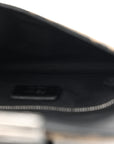 Recycled Fabric Jacquard Vitello Grace FF 1974 Baguette Belt Pouch Tobacco Moro Black