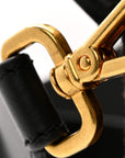Shearling Vitello Dolce Macro FF 1974 Baguette Tobacco Black