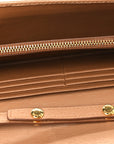 Vitello Move Metal Oro Chain Wallet Caramel