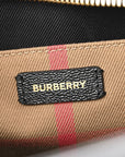 Calfskin Mega Check Small Banwell Tote Black