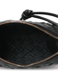 Nappa Intrecciato Mini Loop Camera Bag Black