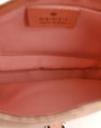 Metallic Monogram Lizard Jackie O Hobo Pink
