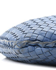 Nappa Intrecciato Medium Veneta Hobo Oceano