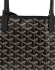 Goyardine Reversible Mini Anjou Black