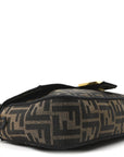 Fabric Jacquard FF 1974 Medium Baguette Tobacco Moro Black