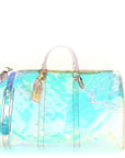 PVC Monogram Keepall Bandouliere 50 Iridescent Prism