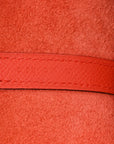 Epsom Tressage De Cuir Picotin Lock 22 MM Rouge Coeur Bleu du Nord Rouge H