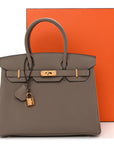 Togo BIRKIN 30 Gris Asphalte