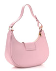 Smooth Calfskin Medium Strap Ava Triomphe Shoulder Pastel Pink