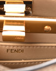 Ostrich Shiny Nappa Petite Peekaboo I SEE U Satchel Sasso