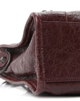Agneau Arena Classic Hardware Small Le City Dark Burgundy