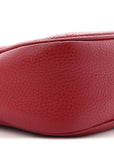 Pebbled Calfskin Small Soho Disco Bag Tabasco Red