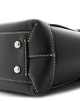 French Calfskin Maxi Intrecciato Arco 33 Black