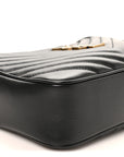 Calfskin Matelasse Monogram Lou Camera Bag Black