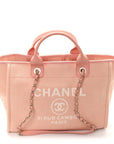Mixed Fibers Small Deauville Tote Pink