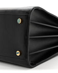 Calfskin Small Sac De Jour Black