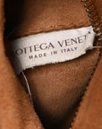 Grained Calfskin Maxi Intrecciato Small Arco Moutarde