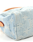 Monogram Denim Nano Speedy Sky Blue