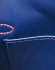 Epsom Horseshoe Mini Kelly Sellier 20 Rose Texas Bleu Saphir